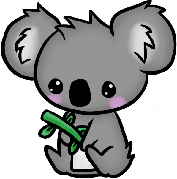Маленькая коала рисунок