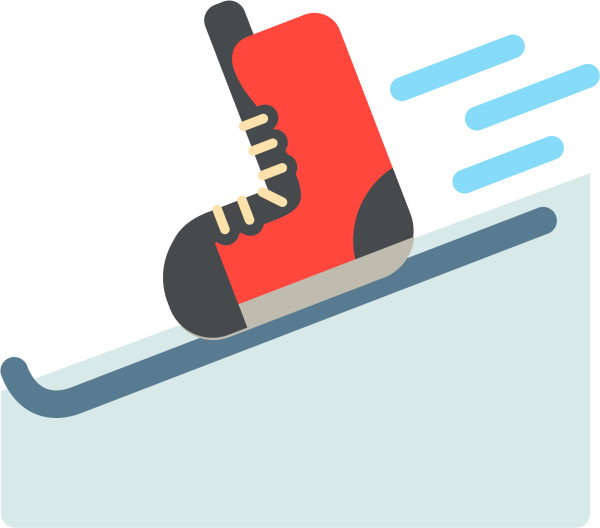 Коньки, сноуборд, лыжи на прозрачном фоне