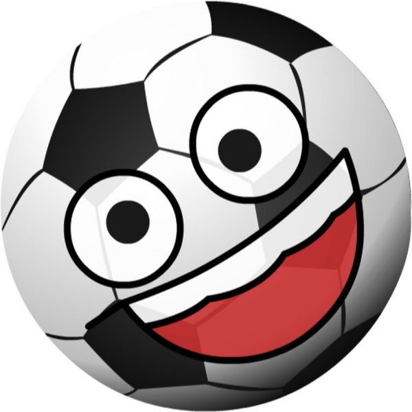 Футбольный мяч с лицом