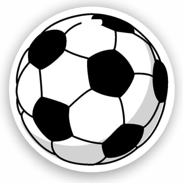 Смайл футбольный мяч