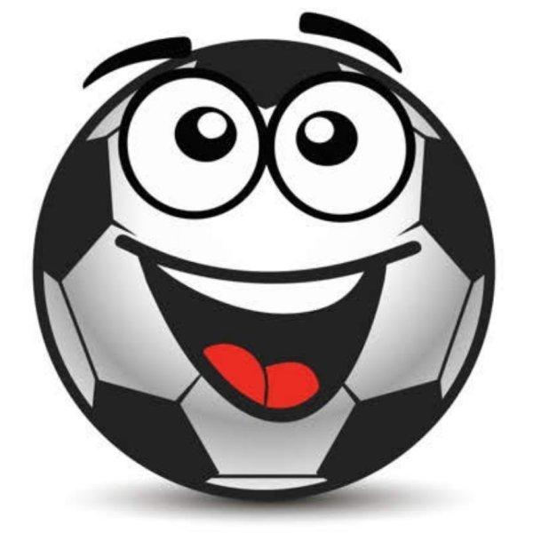 Футбольный мячик с глазами