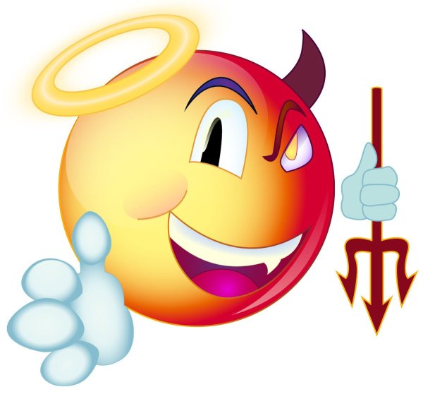 Смайл с рожками