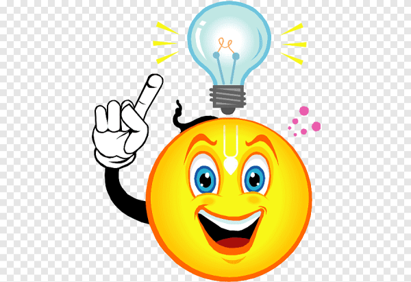 Идея лампочка над головой