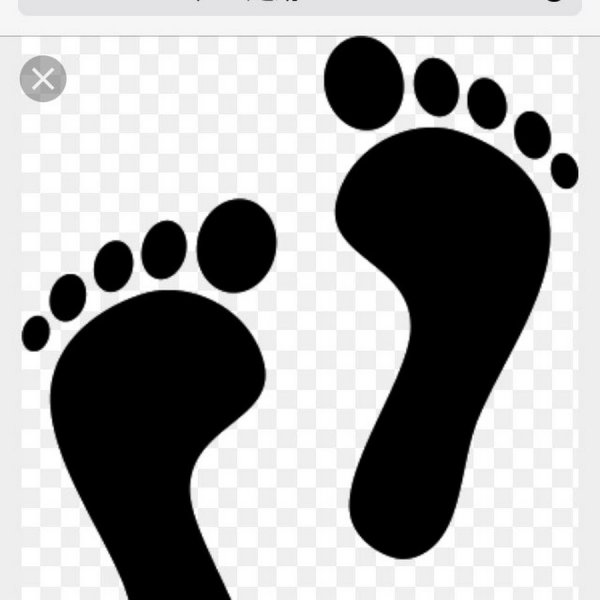 Эмодзи следы ног