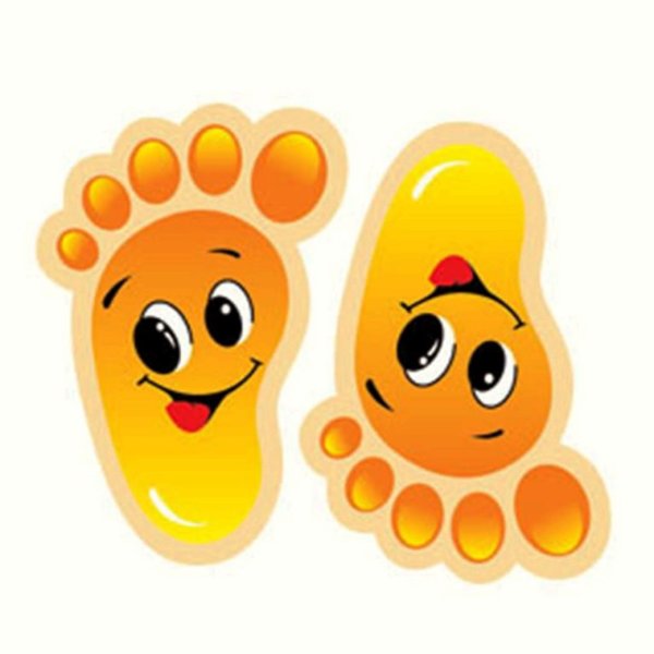 Смайлик с ручками и ножками