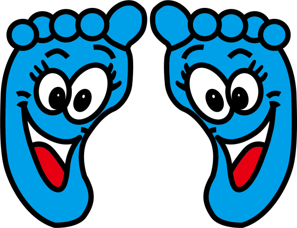 Следы мультяшные