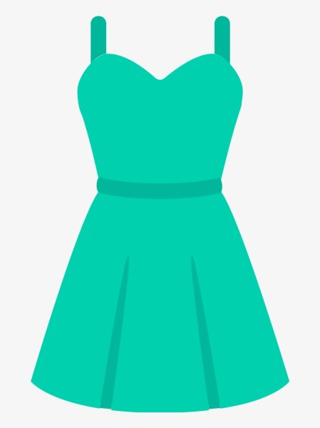 Сарафан на прозрачном фоне