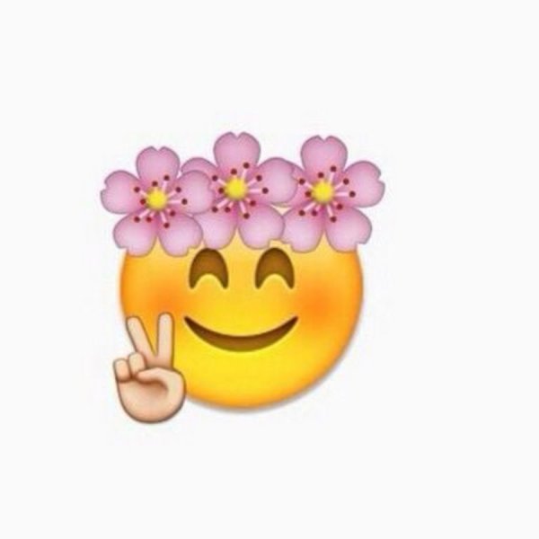 Смайлик с венком