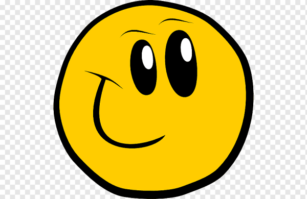 Зеленый улыбчивый смайлик