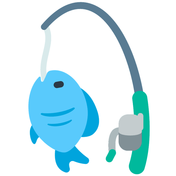 Смайлик с удочкой