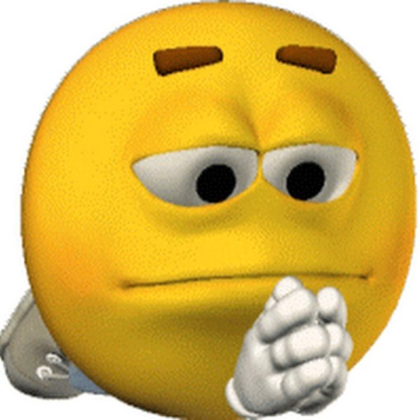 Молящий смайлик