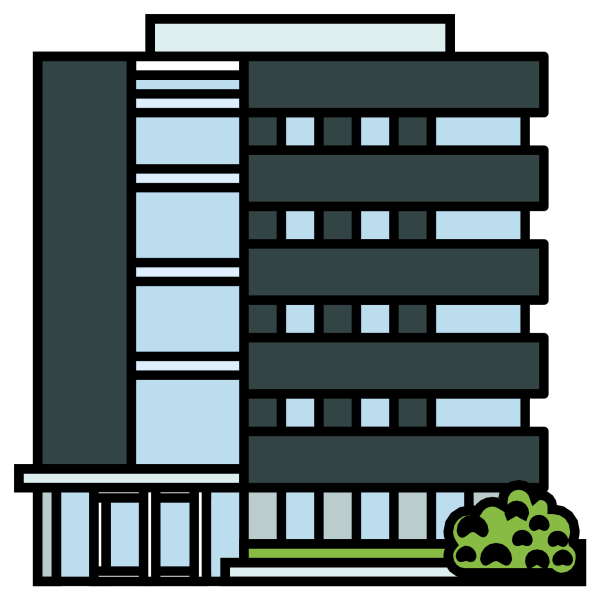 Офисное здание эмодзи