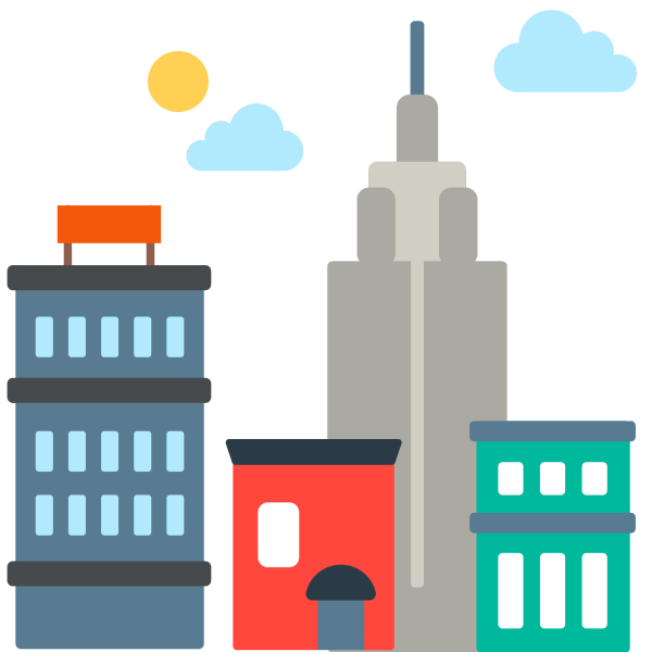 Эмодзи небоскреб