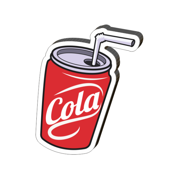 Кока кола мультяшная