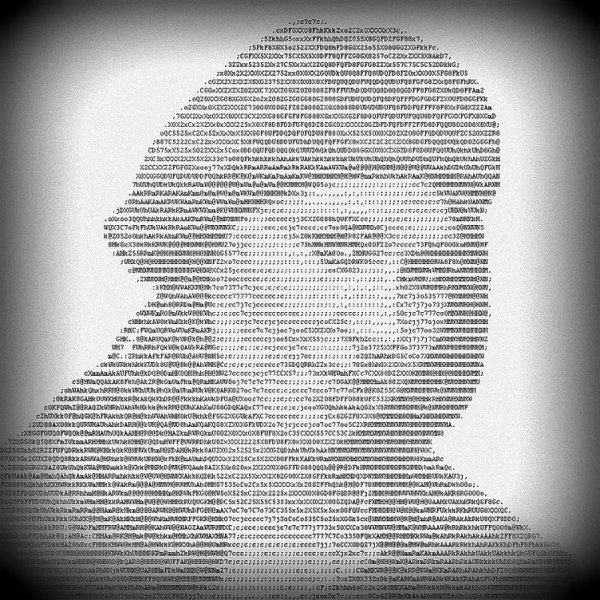 Псевдографика Мона Лиза