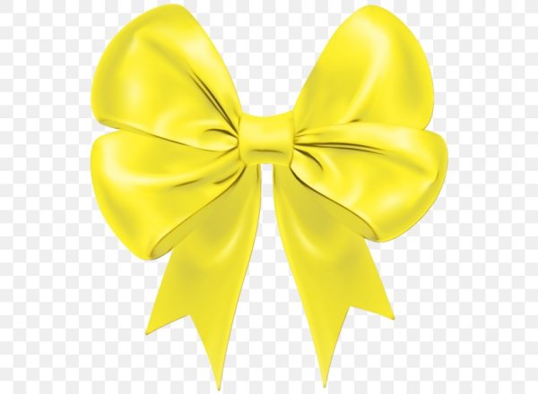 Желтый бант