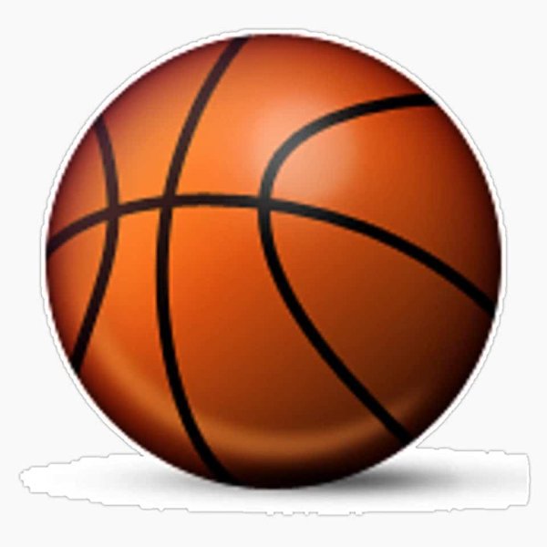Баскетбольный мяч стикер
