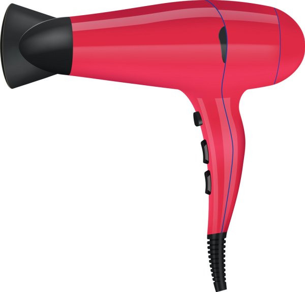 Фен для детей на прозрачном фоне