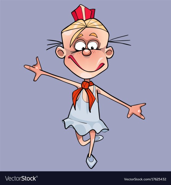 Смешная пионерка