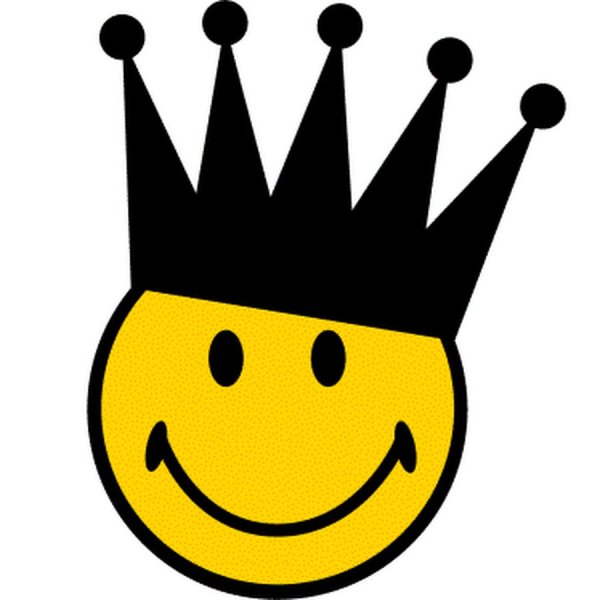 Смайлик Король с короной