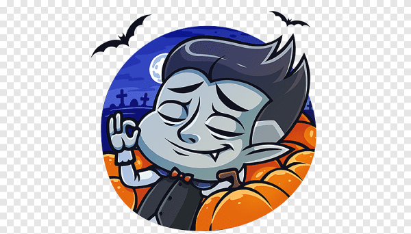 Стикеры ВК Граф Дракула