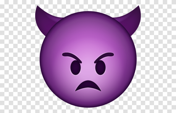 Злой Смайл с рогами