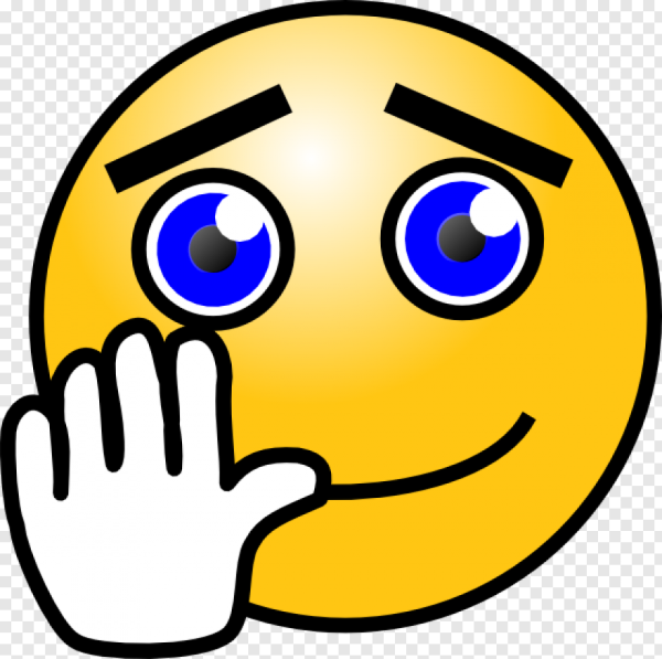 Смайлик машет