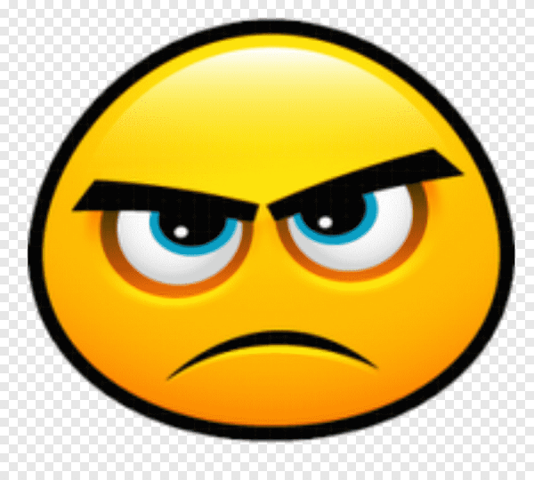 Недовольный смайлик