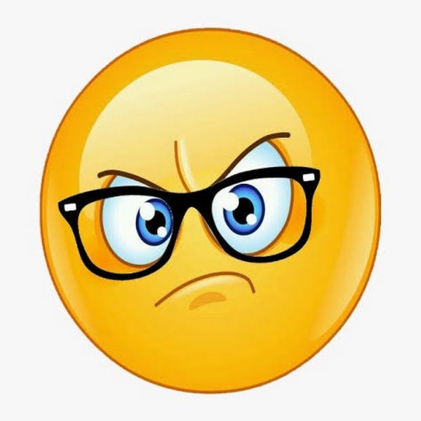 Строгий смайлик