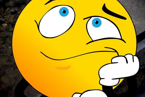 Скучный смайлик