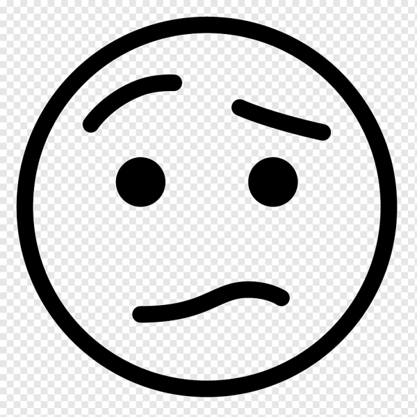 Грустный смайлик