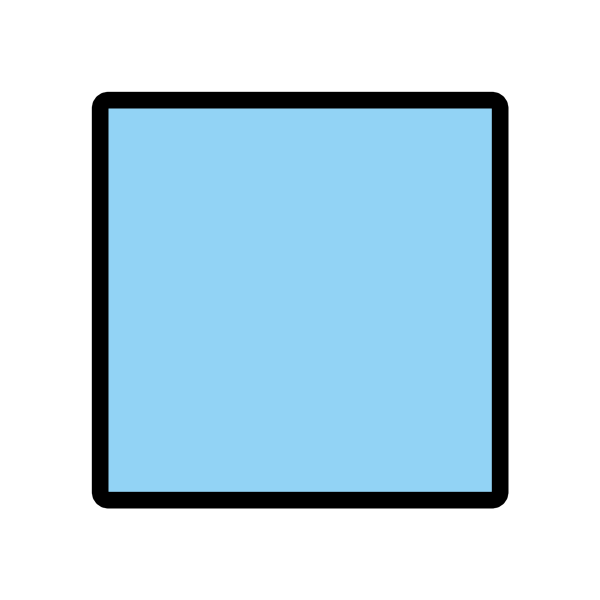 Голубой квадратик