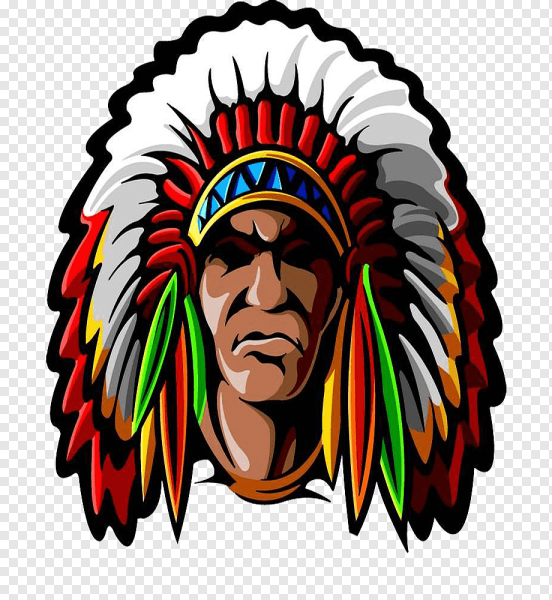 Индеец рисунок