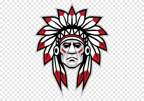 Вождь индейцев вектор