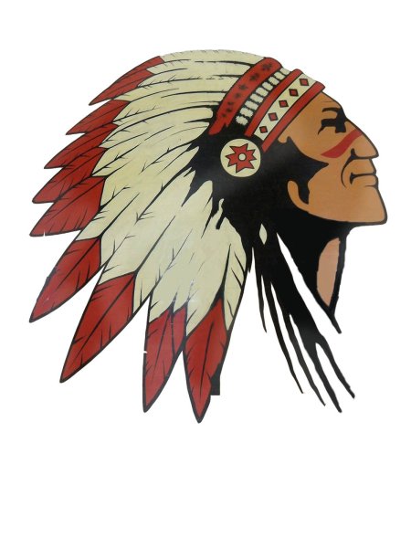 Индеец Апачи в профиль