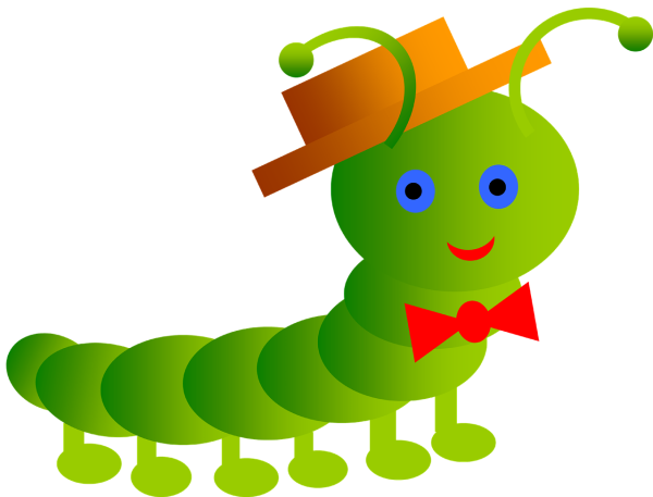 Весёлая гусеница