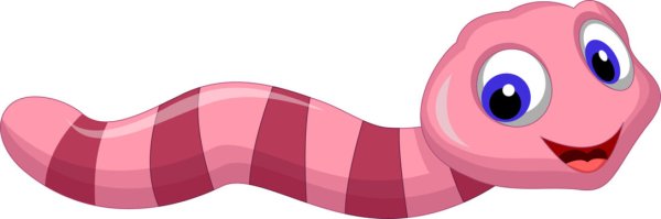 Дождевой червь мультик