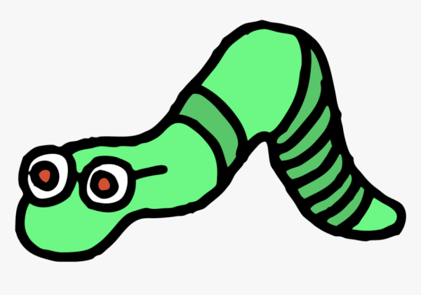 Мультипликационный червяк
