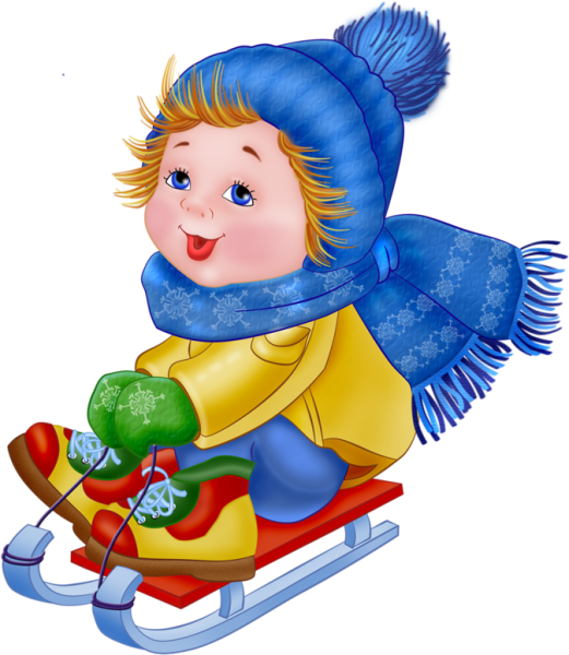 Санки картинка для детей