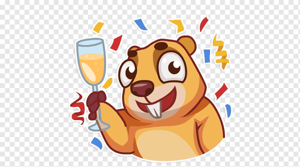 Стикеры с бобром