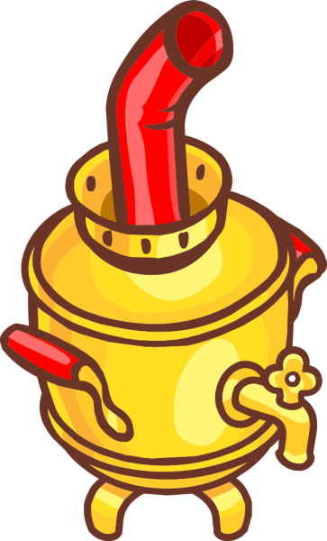 Самовар мультяшная