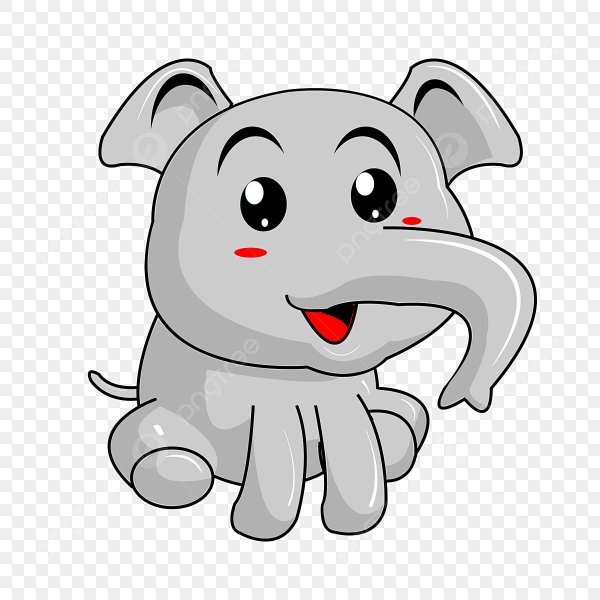 Наклейка Слоник для детей