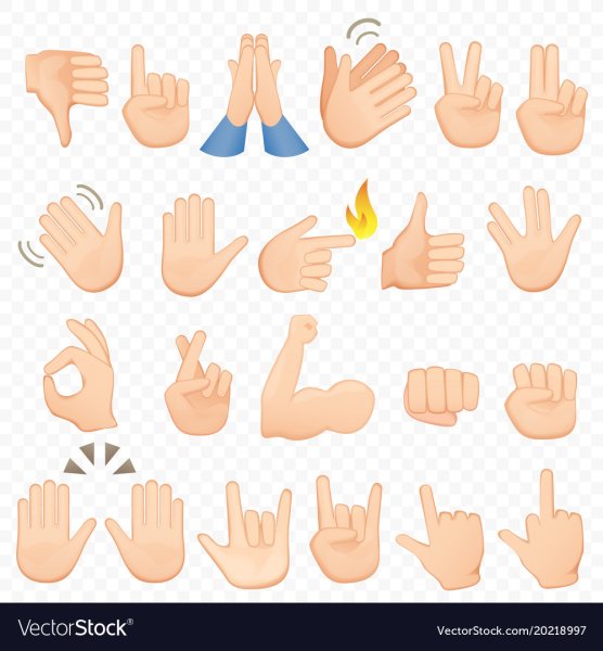 Жесты рук иконки