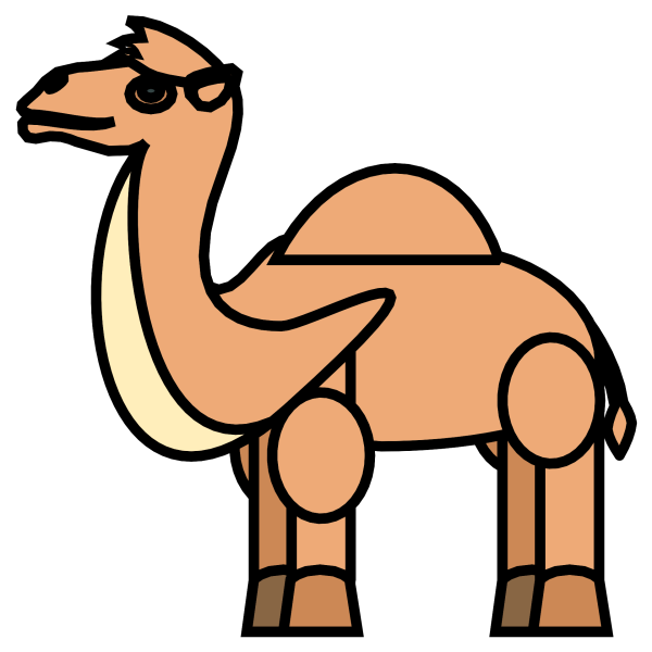 Двугорбый верблюд эмодзи