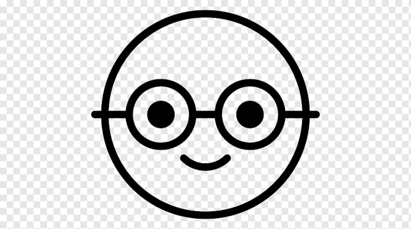 Смайлик очкарик