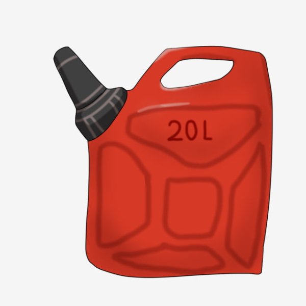 Канистра с бензином пиксельная