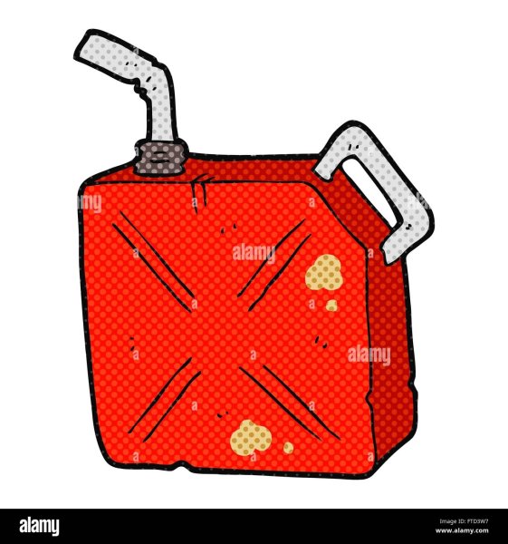 Канистра для бензина без фона