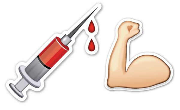 Шприц стикер