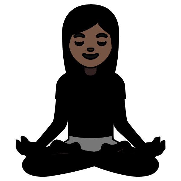 Эмодзи йога Лотос