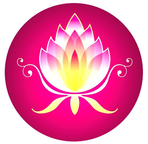 Логотип лотоса разноцветный